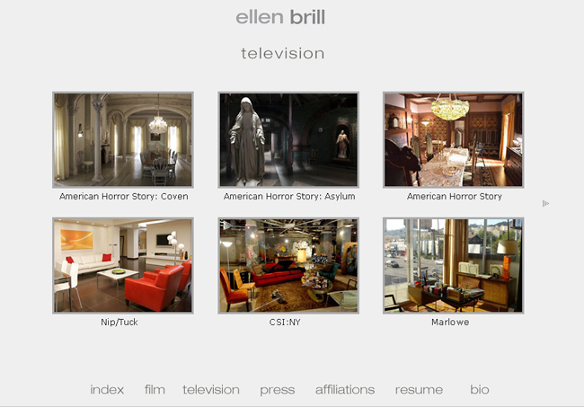Ellen Brill TV titles